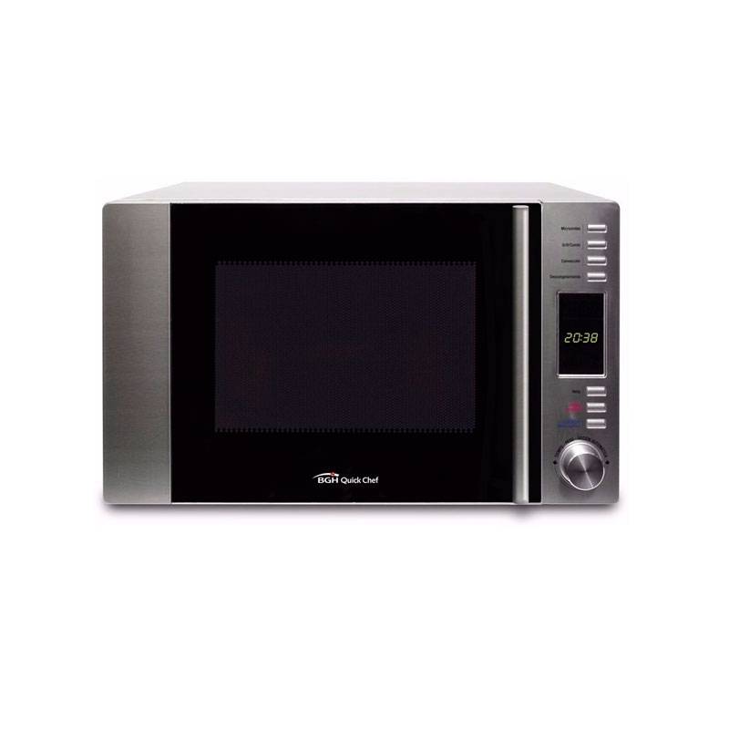 Microondas Bgh Quick Chef 30 Litros Conveccion Grill Inox